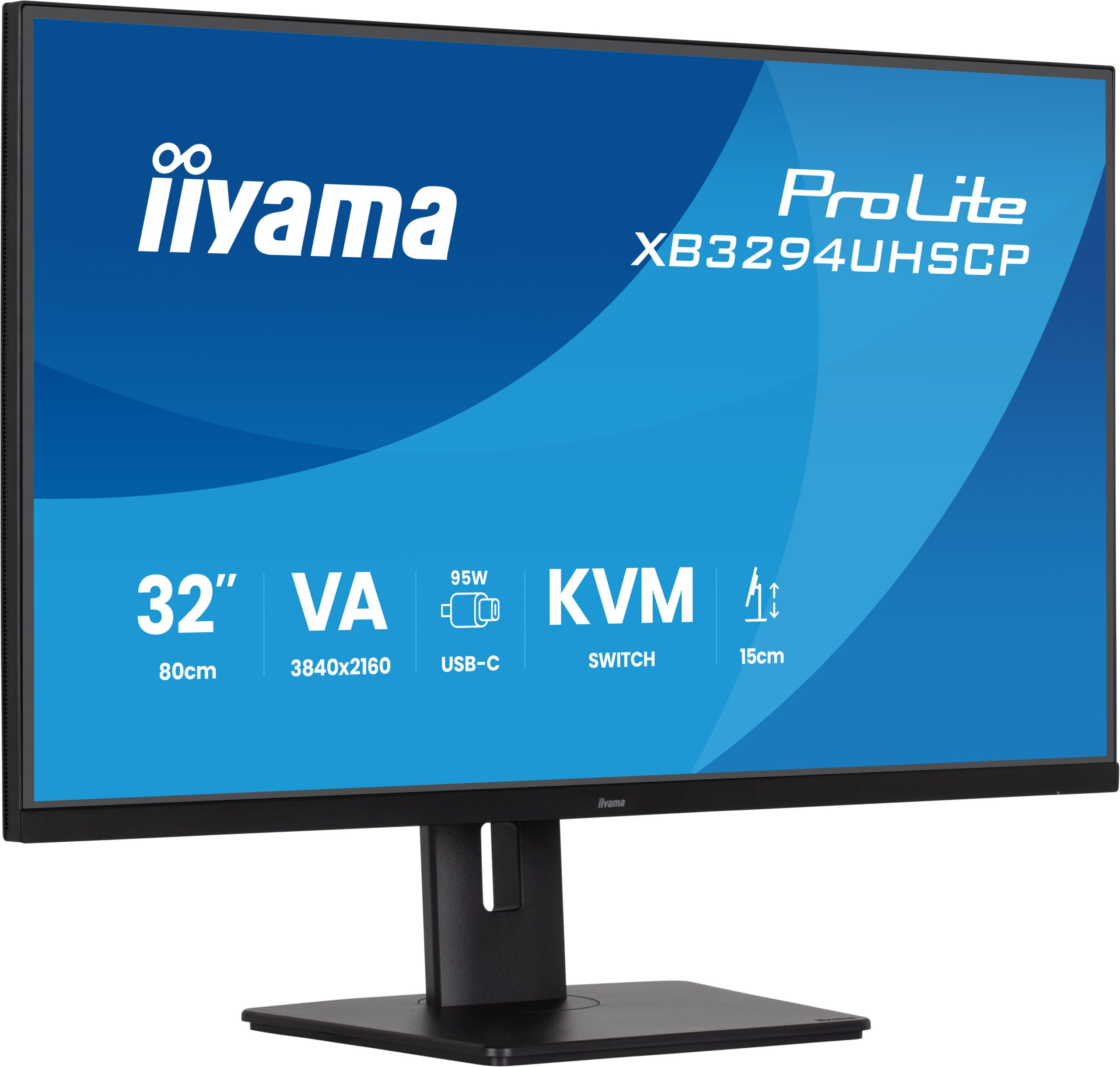 iiyama ProLite XB3294UHSCP-B1 computer monitor 80 cm (31.5") 3840 x 2160 Pixels 4K Ultra HD Zwart - Afbeelding 3
