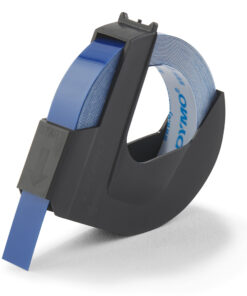 DYMO originele labeltape met reliëf | rollen van 9 mm x 3 m | Wit op blauw | Zelfklevend | Voor labelmakers voor reliëfdruk | 1 stuk