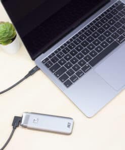 ACT USB 3.0 10Gbps 60W USB Type-C (recht) naar USB Type-C (haaks links/rechts) kabel, 1 meter - Afbeelding 3