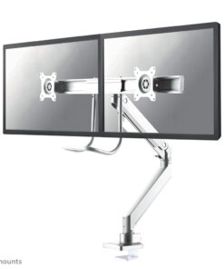 Neomounts NM-D775DXWHITE Monitorarm 10-32" - gasveer - Topfix - 180°-stop - Afbeelding 2