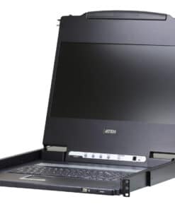 ATEN CL6700MW rack console 43,9 cm (17.3") 1920 x 1080 Pixels Metaal Zwart 1U