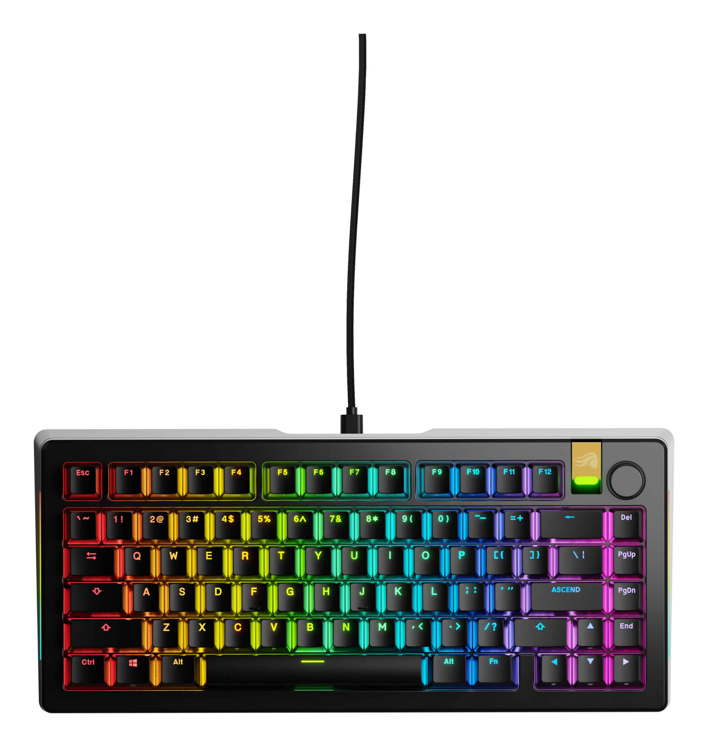 Glorious Gaming GMMK 3 PRO HE 75% Prebuilt toetsenbord Gamen USB QWERTY Amerikaans Engels Zwart - Afbeelding 2