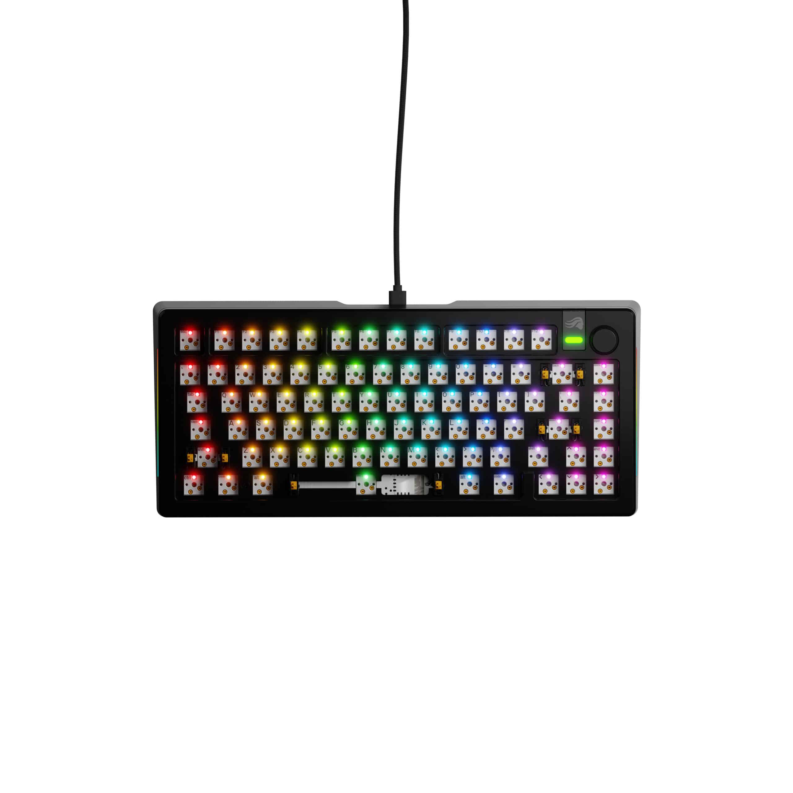Glorious Gaming GMMK 3 PRO 75% Barebones toetsenbord Thuis USB Nee Zwart - Afbeelding 2