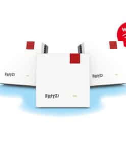 Mesh Set FRITZMESH SET 1600 3-PACK EDITION INTERNATIONAL Dual-band (2.4 GHz / 5 GHz) Wi-Fi 6 (802.11ax) Rood, Wit Intern - Afbeelding 4