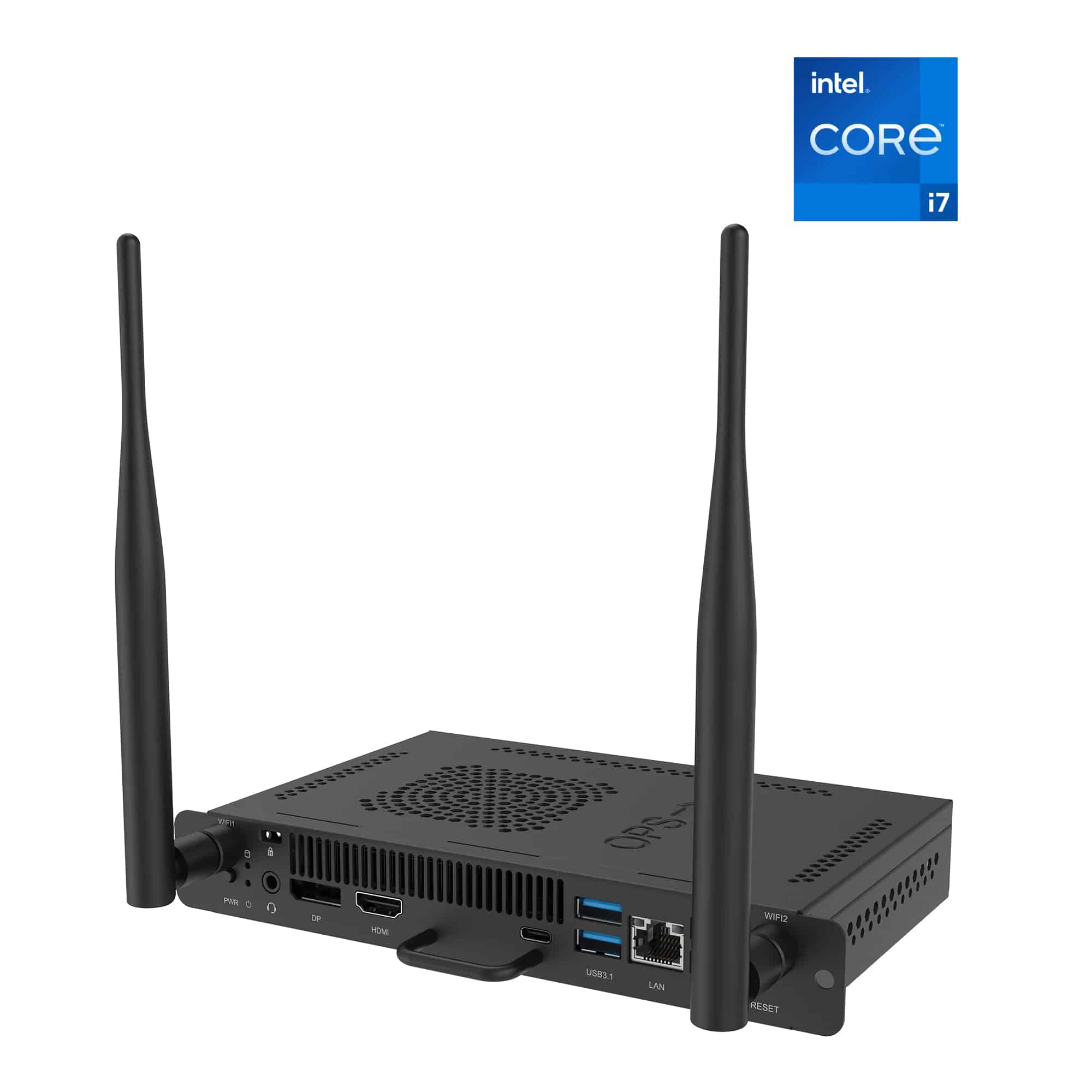 BenQ TEY41-i7 Intel Core i7-1255U 16 GB DDR4-SDRAM 256 GB SSD Windows 11 Pro Rekgemonteerd chassis PC Zwart Desktop - Afbeelding 2