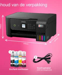 Epson EcoTank ET-2871 A4 multifunctionele Wi-Fi-printer met inkttank, inclusief tot 3 jaar inkt - Afbeelding 4