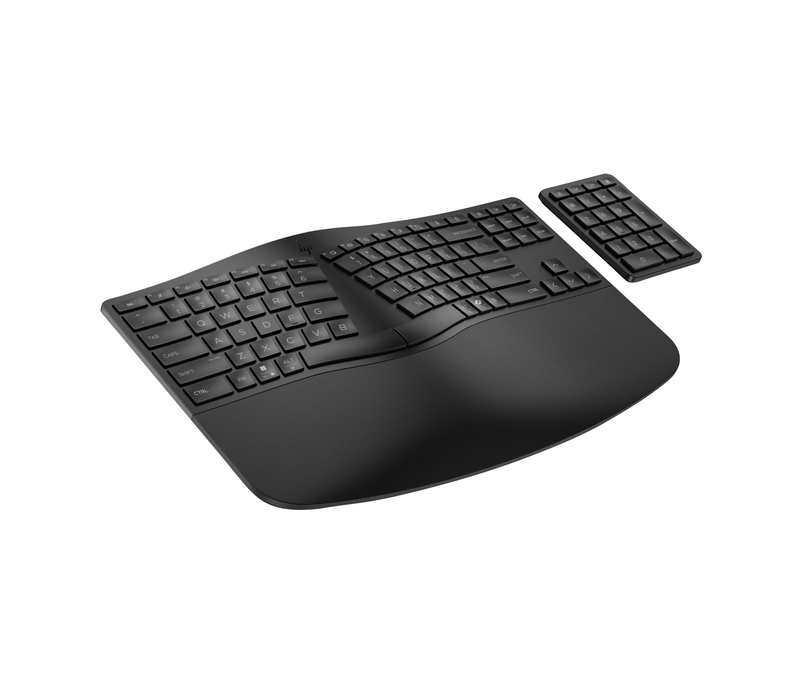 HP 965 BLK ERGONOMIC WL KBD toetsenbord Thuis RF-draadloos + Bluetooth Zwart - Afbeelding 2
