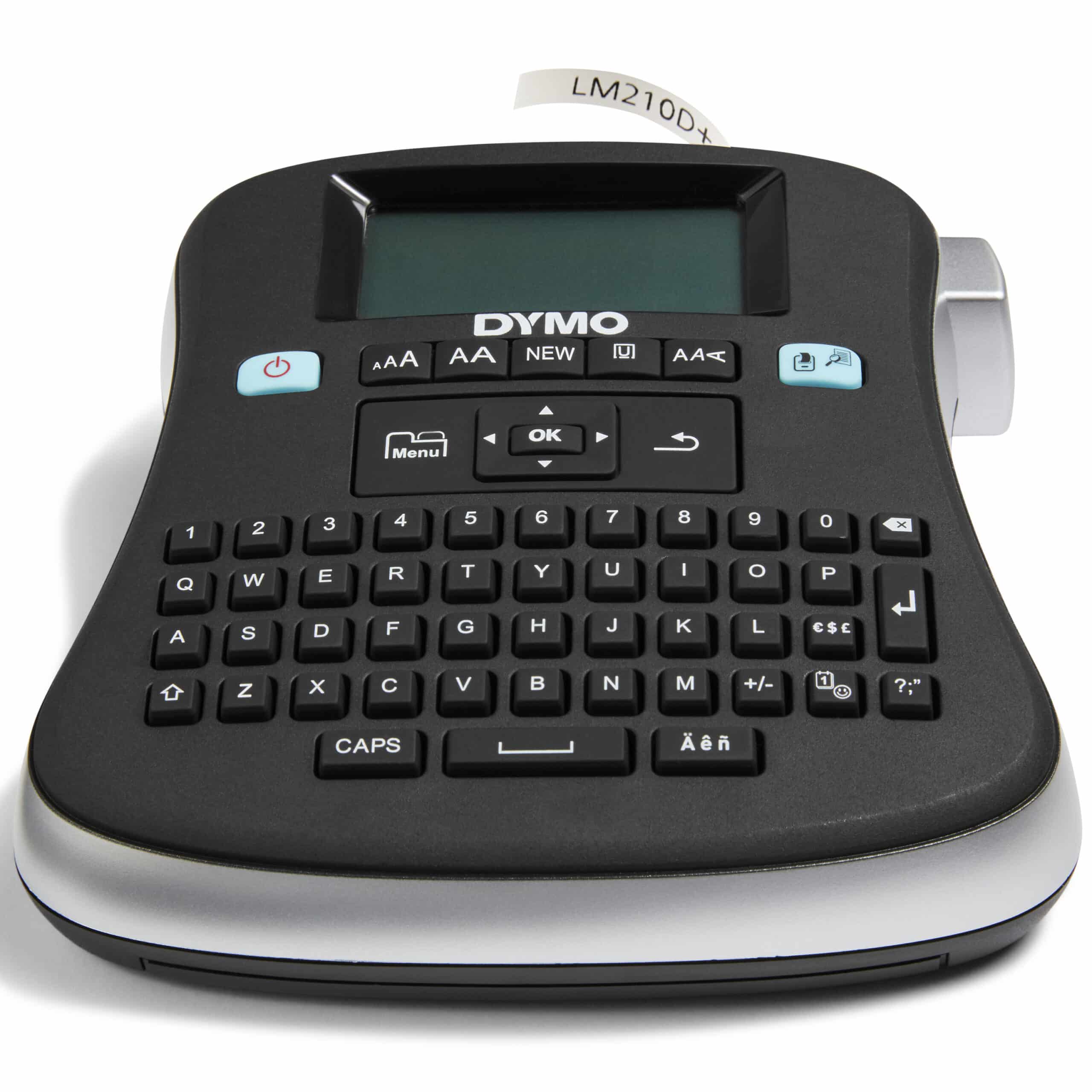 DYMO LabelManager desktop-labelmaker | 210D+ herlaadbare handheld labelmaker | QWERTY-toetsenbord | Gebruiksvriendelijke, Smart-One-Touch-toetsen en groot scherm | voor organisatie thuis en op kantoor
