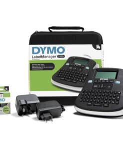 DYMO LabelManager Draagbare 210D+-labelmakerkit | QWERTY-toetsenbord | met zwart-witte D1-labels van 12 mm en een draagkoffer - Afbeelding 2