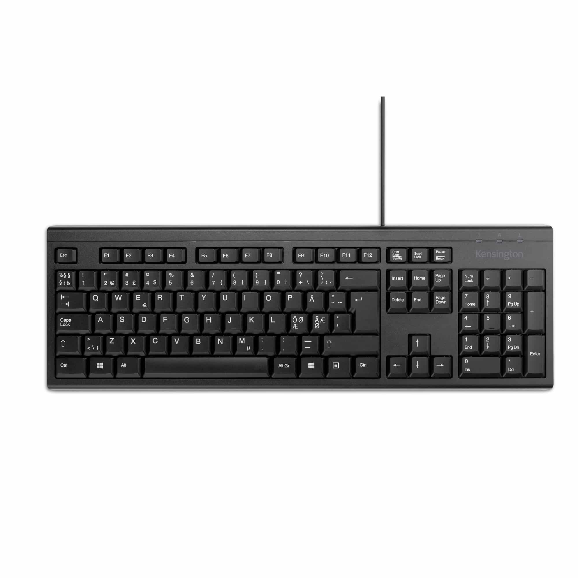 Kensington KB100 EQ Wired Full Size Keyboard - Afbeelding 5