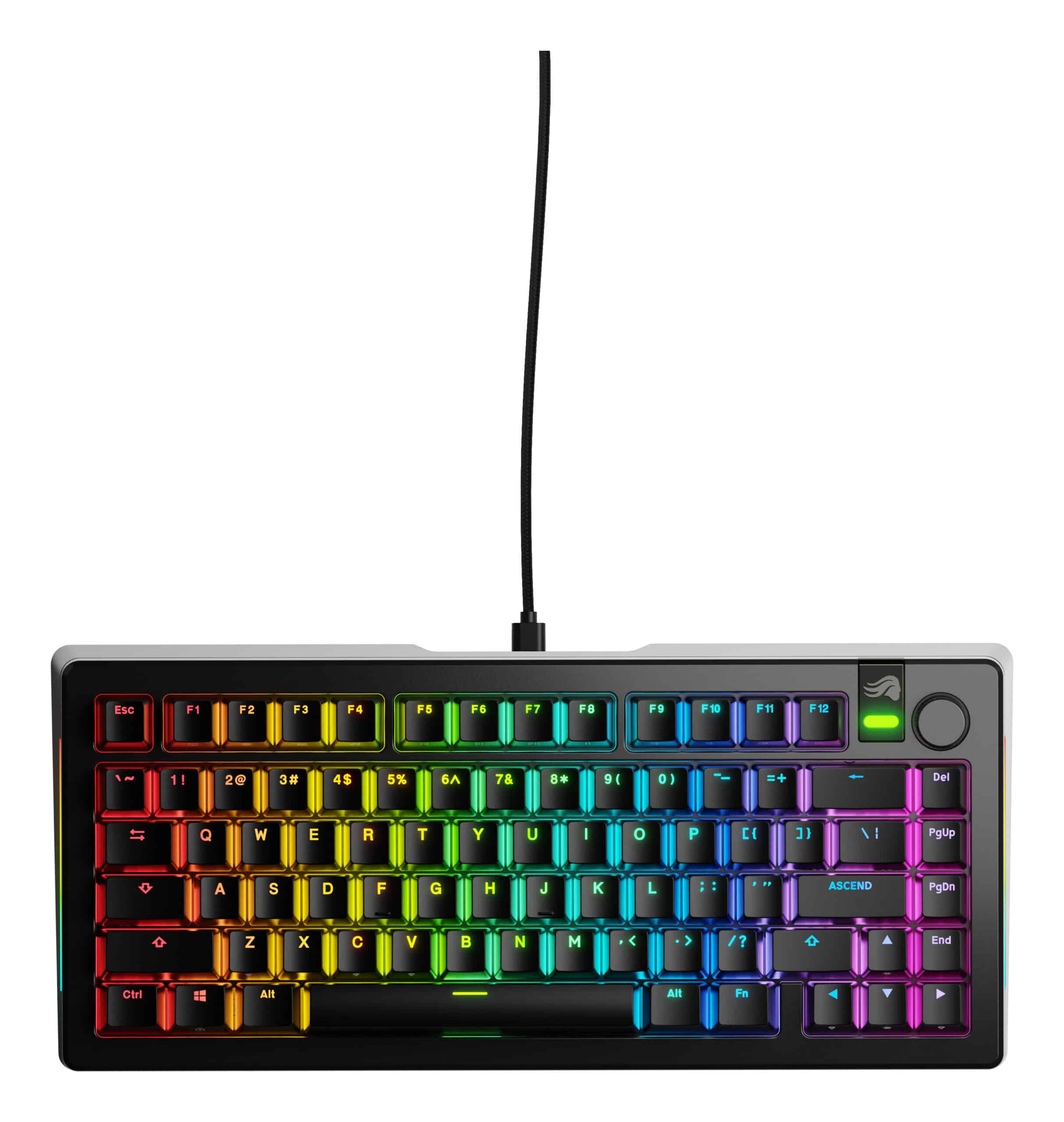 Glorious Gaming GMMK 3 PRO 75% Prebuilt toetsenbord Gamen USB QWERTY Amerikaans Engels Zwart - Afbeelding 2