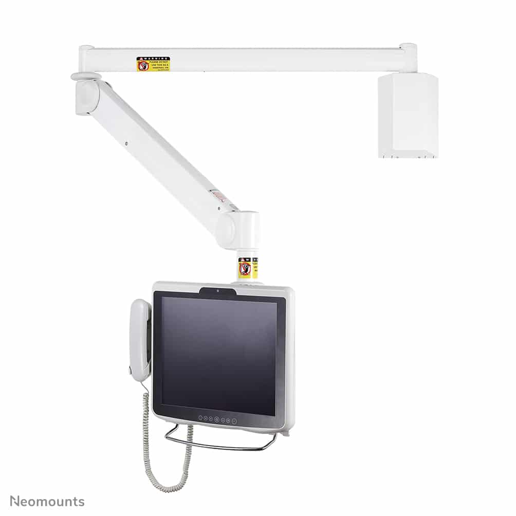 Neomounts FPMA-HAW100 Medische monitorarm wand 10-24" - h 0-170 cm - gasveer - Afbeelding 4