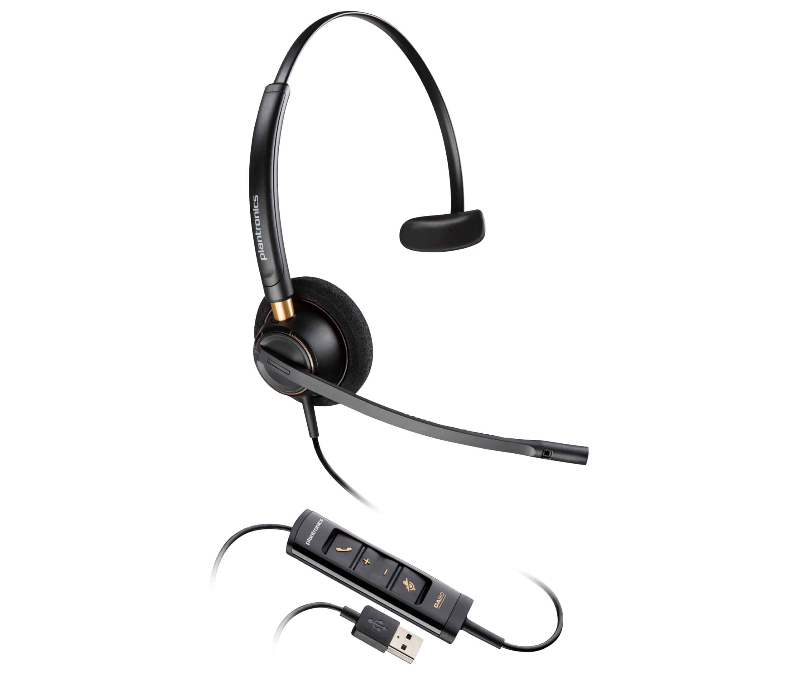 HP Poly EncorePro 515 Microsoft Teams Certified Monoaural met USB-A Headset