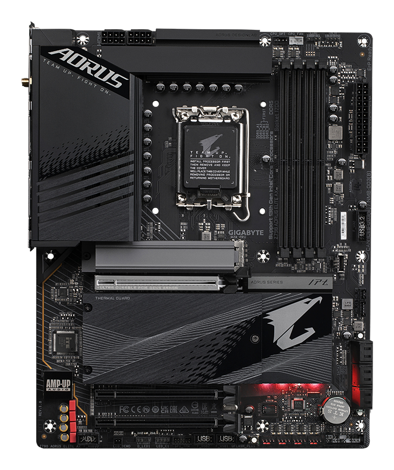 GIGABYTE Z790 AORUS ELITE AX moederbord Intel Z790 LGA 1700 ATX - Afbeelding 2