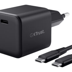 Trust 26143 oplader voor mobiele apparatuur Draagbare game console Zwart AC Snel opladen Binnen