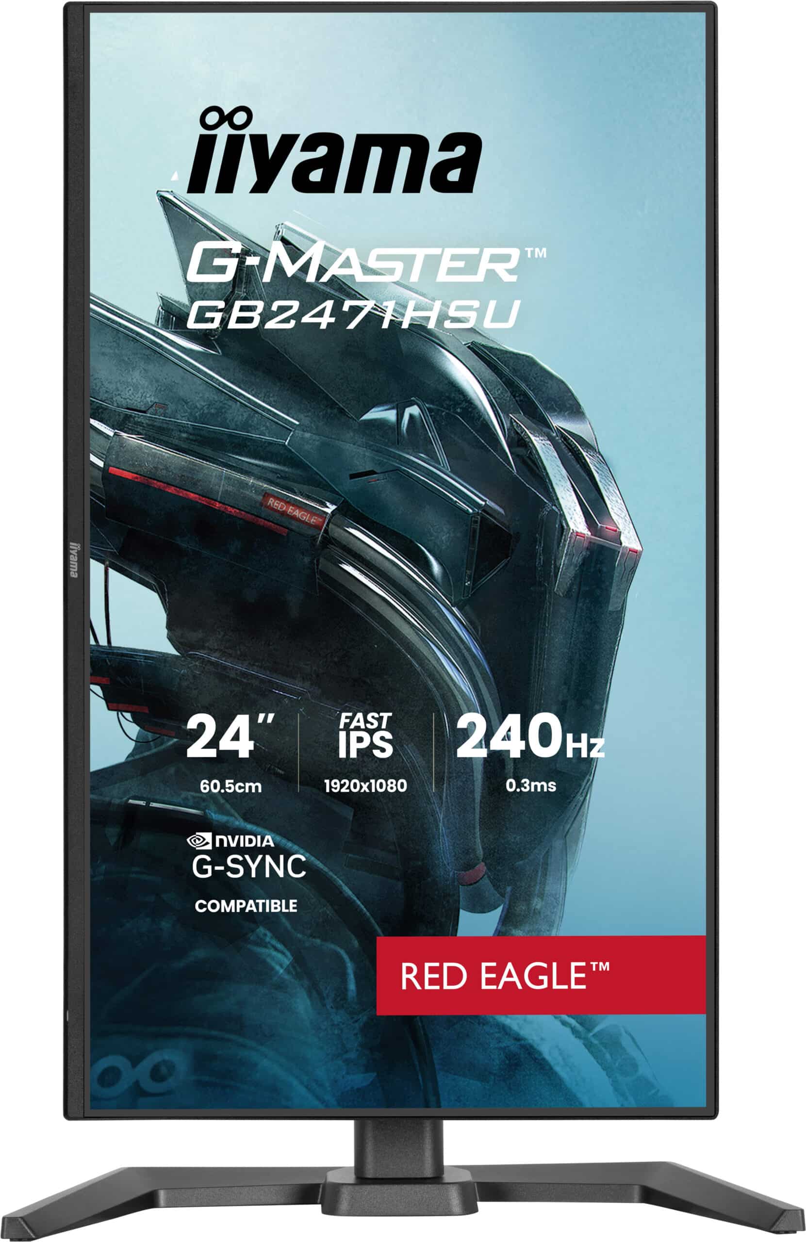 iiyama G-MASTER GB2471HSU-B1 computer monitor 60,5 cm (23.8") 1920 x 1080 Pixels Full HD Zwart - Afbeelding 2