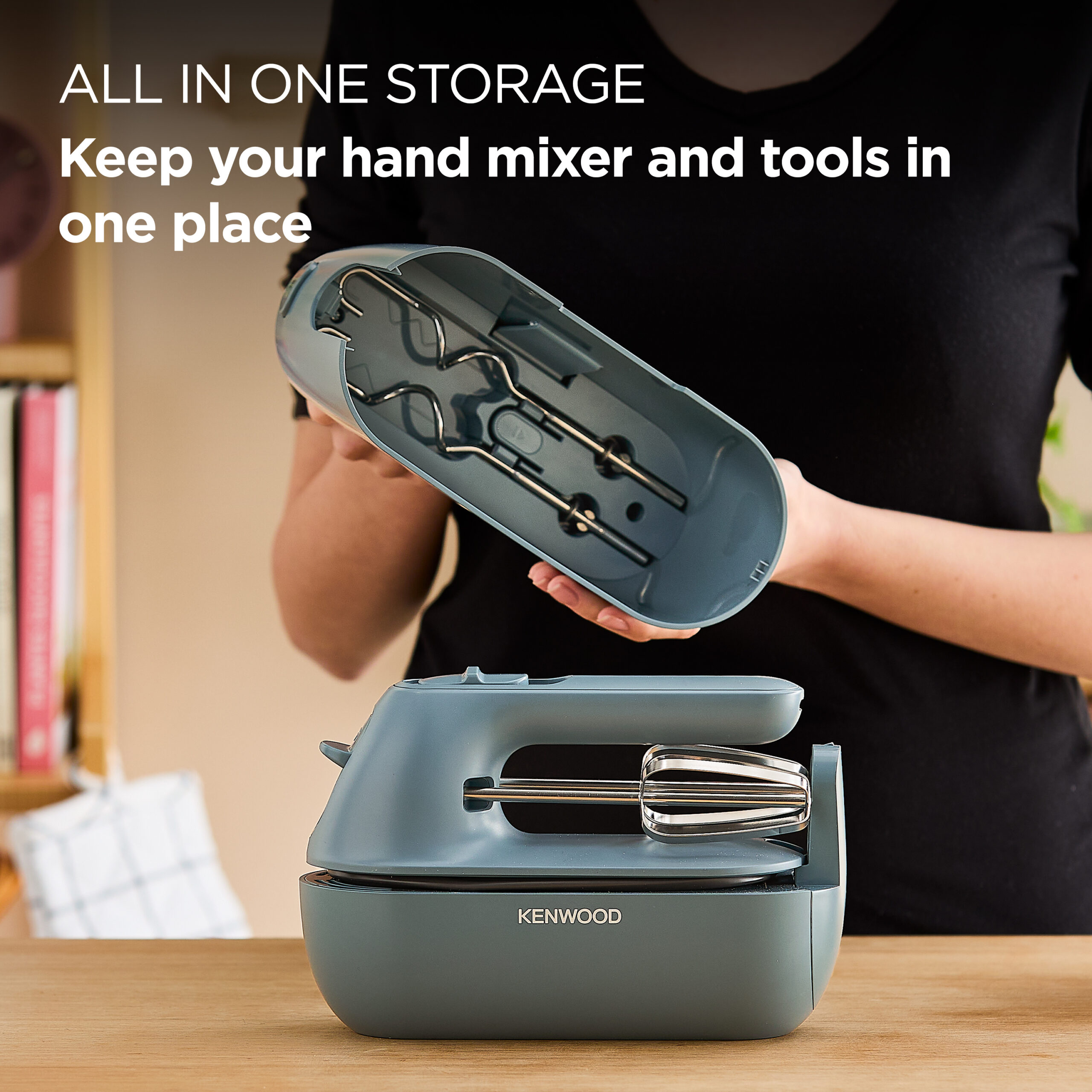 Kenwood HMP40.000GY Handmixer 350 W Blauw - Afbeelding 8
