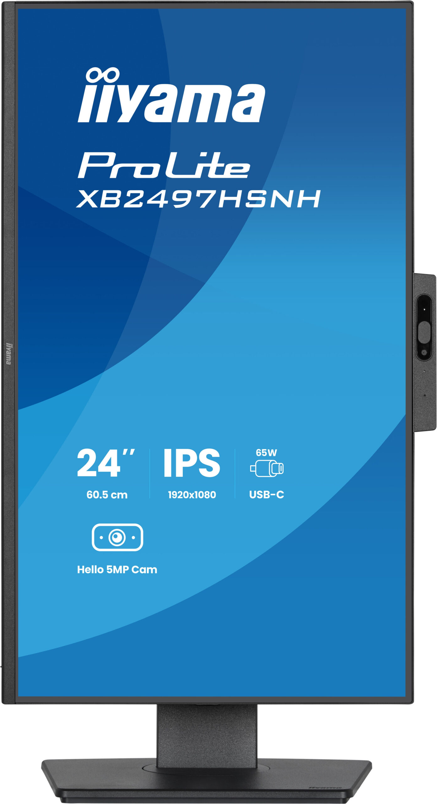 iiyama ProLite XB2497HSNH-B1 24IN IPS LCD 4MS 1920X1080 350CD/M2 HDMI/DP/USB 2 computer monitor 60,5 cm (23.8") 1920 x 1080 Pixels Full HD Zwart - Afbeelding 4