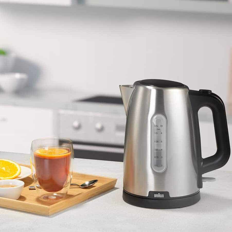 Braun PurShine WK102AI-WK1500BK waterkoker 1,7 l 2200 W Zwart, Roestvrijstaal - Afbeelding 5