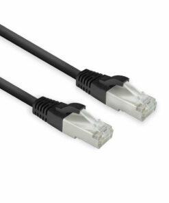 ACT FB8125 netwerkkabel Zwart 0,25 m Cat8 U/FTP (STP)