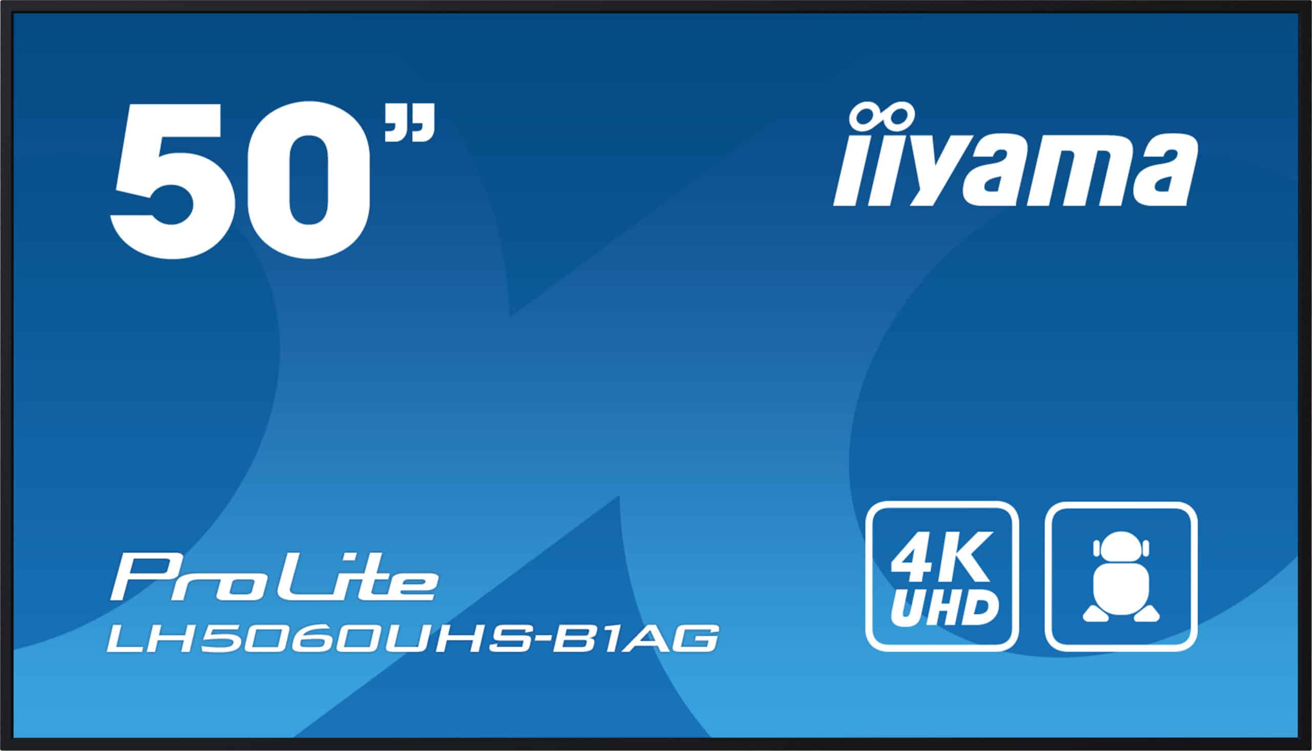 iiyama LH5060UHS-B1AG beeldkrant Digitaal A-kaart 125,7 cm (49.5") LED Wifi 500 cd/m² 4K Ultra HD Zwart Type processor Android 11 24/7 - Afbeelding 2