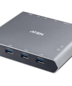 ATEN 2-Port 4K DisplayPort USB-C KVM Dock Switch met stroomdoorvoer
