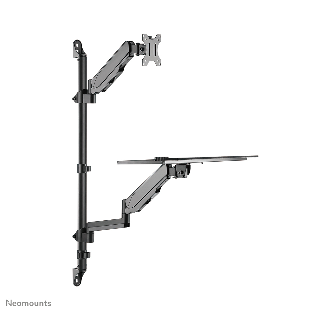 Neomounts WL90-325BL1 Zit-sta werkstation wand 17-32" - gasveer - Afbeelding 3