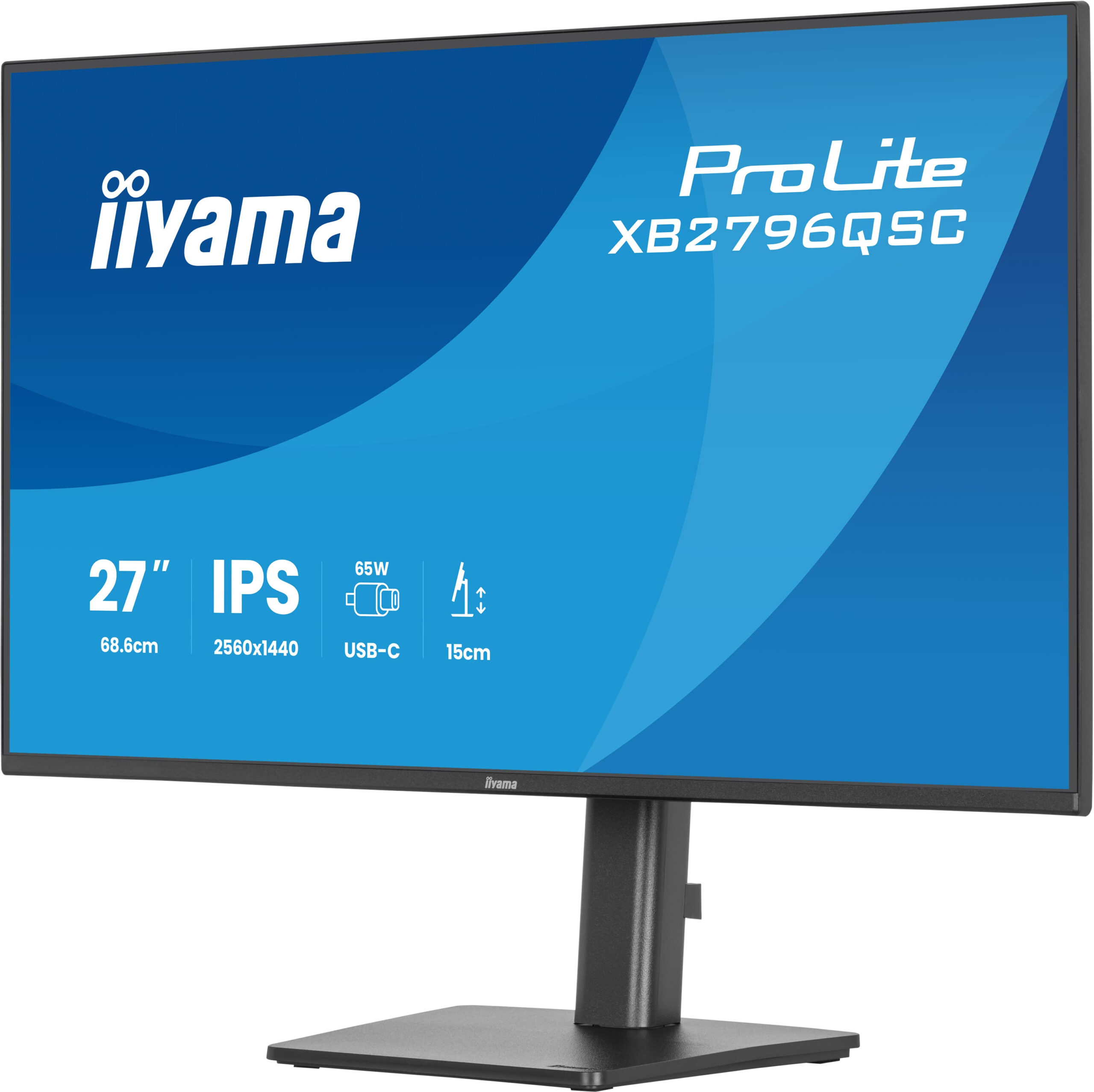 iiyama ProLite XB2796QSC-B1 computer monitor 68,6 cm (27") 2560 x 1440 Pixels Quad HD LED Zwart - Afbeelding 4