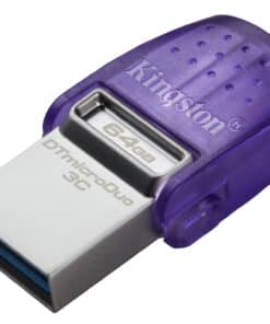 Kingston Technology DataTraveler 64GB microDuo 3C 200 MB/s dubbele USB-A + USB-C