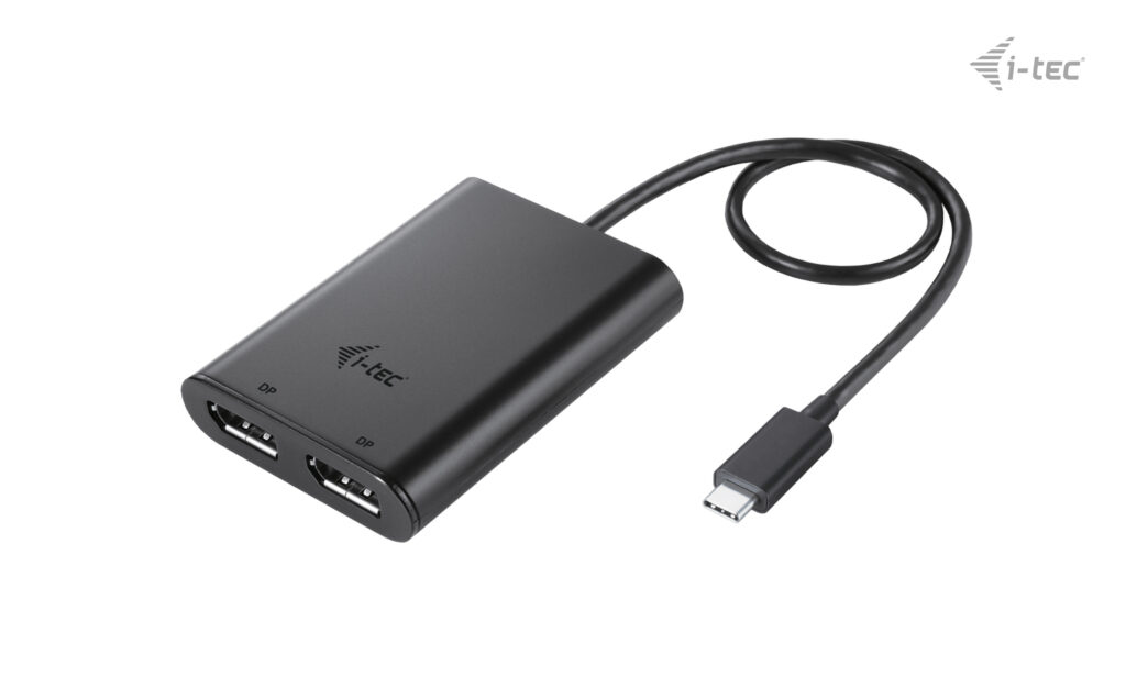 i-tec USB-C Dual 4K/60Hz (single 8K/30Hz) DP Video Adapter - Afbeelding 3