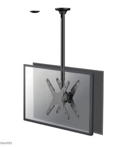 Neomounts FPMA-C340DBLACK Dual monitor/TV-beugel plafond 32-75" - h 106-156 cm