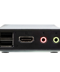ATEN USB met 2 poorten 4K HDMI-kabel KVM-schakelaar met externe poortselectieknop - Afbeelding 2