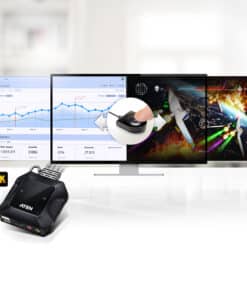 ATEN USB met 2 poorten 4K HDMI-kabel KVM-schakelaar met externe poortselectieknop - Afbeelding 8