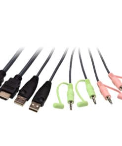 ATEN USB met 2 poorten 4K HDMI-kabel KVM-schakelaar met externe poortselectieknop - Afbeelding 3
