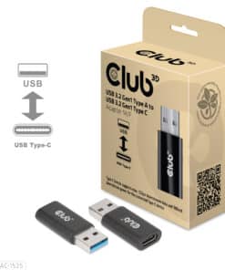 CLUB3D USB 3.2 Gen1 Type A to USB 3.2 Gen1 Type C Adapter M/F - Afbeelding 2