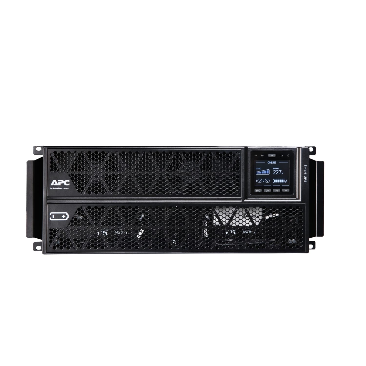 APC Smart-UPS On-Line SRTG5KXLI Noodstroomvoeding, 5000VA/W, 230V hardwired in&uit, 2x C19, 1x C13, NMC Stekkerdoos - Afbeelding 8