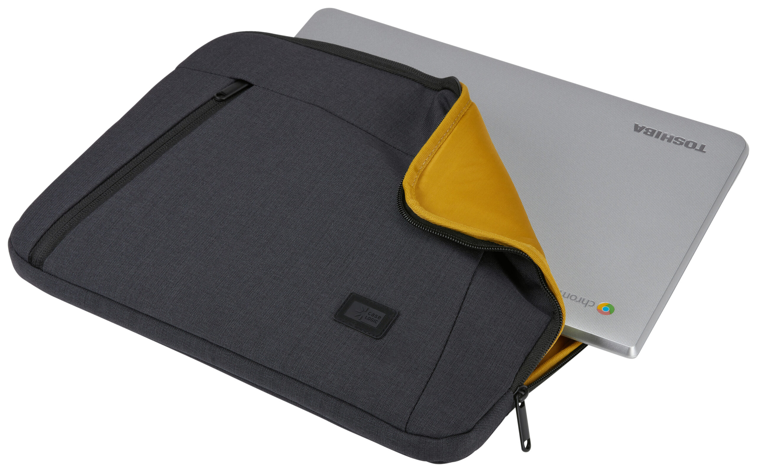 Case Logic Huxton HUXS-213 Black 33,8 cm (13.3") Opbergmap/sleeve Zwart - Afbeelding 4