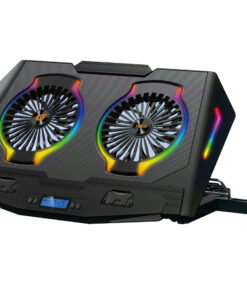 Conceptronic THYIA02B laptop cooling pad 43,2 cm (17") Zwart
