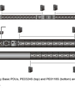 ATEN 1U Basic PDU met overspanningsbeveiliging - Afbeelding 2
