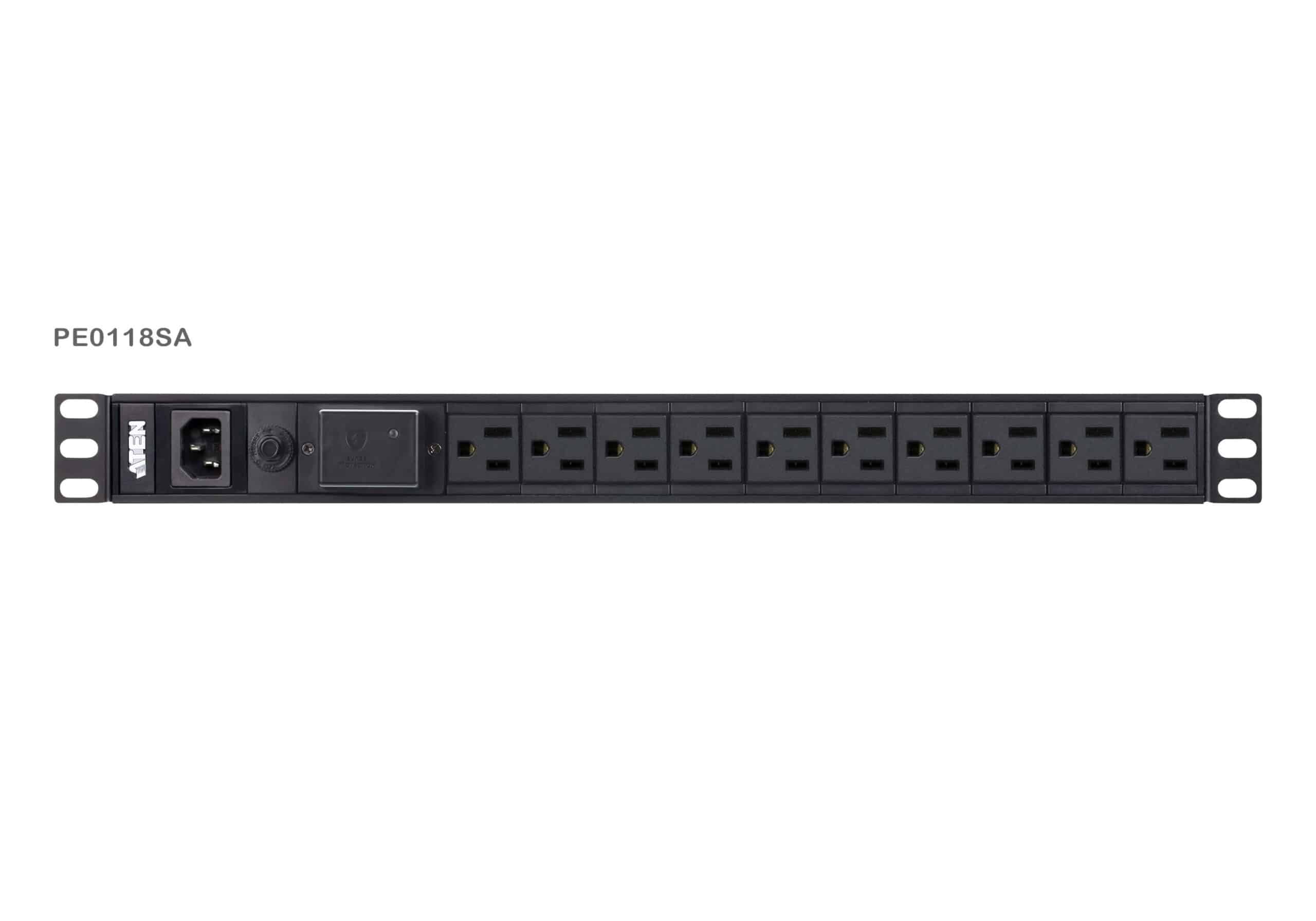 ATEN 1U Basic PDU met overspanningsbeveiliging