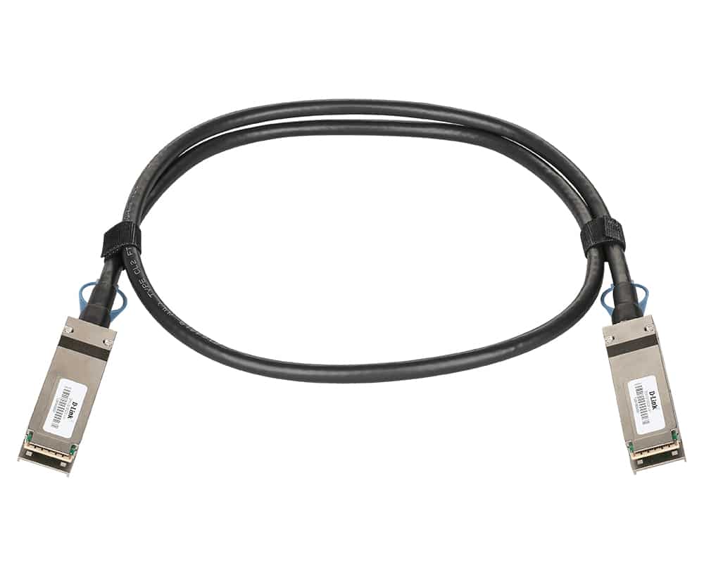 D-Link DEM-Q28 InfiniBand en Glasvezelkabel MPO Zwart