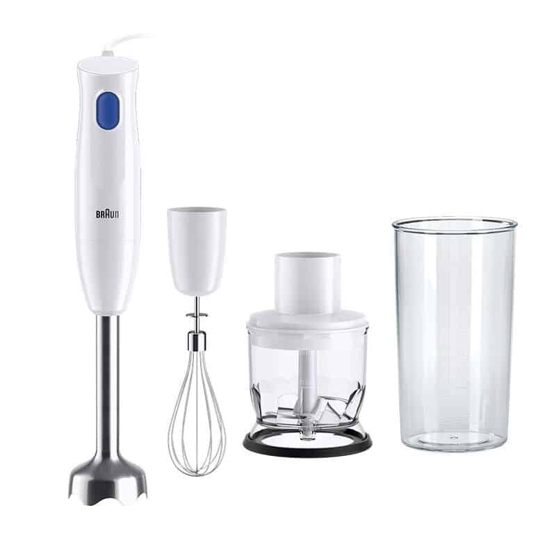 Braun MultiQuick 1 MQ10.202M WH 0,6 l Staafmixer 450 W Roestvrijstaal, Wit
