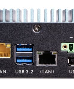 Shuttle Edge PC SPCEL02, Intel Celeron J6412, 1x HDMI, 2x 2.5G LAN, 1x COM, DIO (4x in, 4x out), 3x USB, 2x M.2, 12-24V, ventilatorloos, 24/7 permanent gebruik, incl. incl. VESA & DIN-RAIL mount - Afbeelding 2