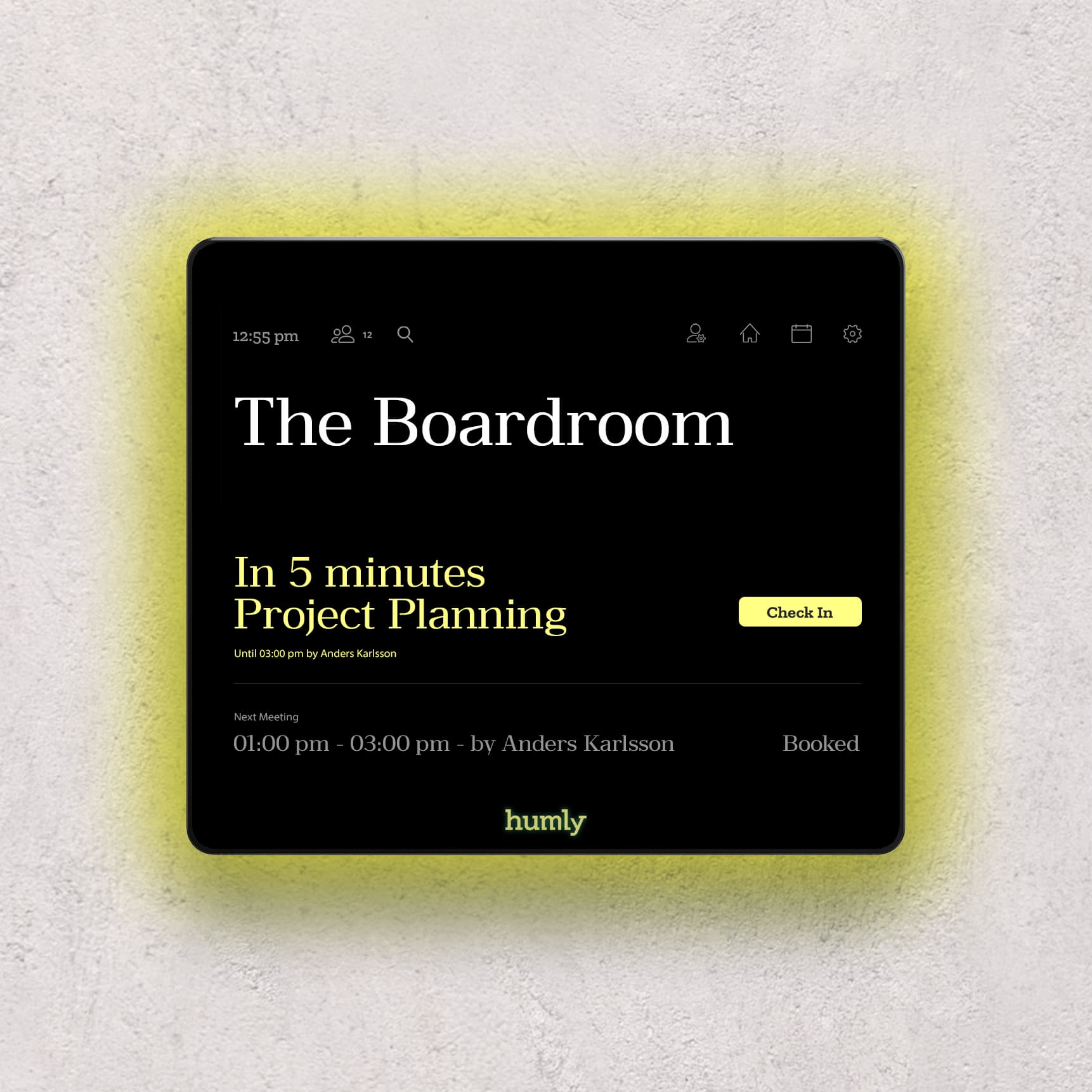 Humly Room Display 20,3 cm (8") 1024 x 768 Pixels LCD 802.11a, 802.11b, 802.11g, Wi-Fi 4 (802.11n) Zwart Acrylonitrielbutadieenstyreen (ABS) Bluetooth - Afbeelding 8