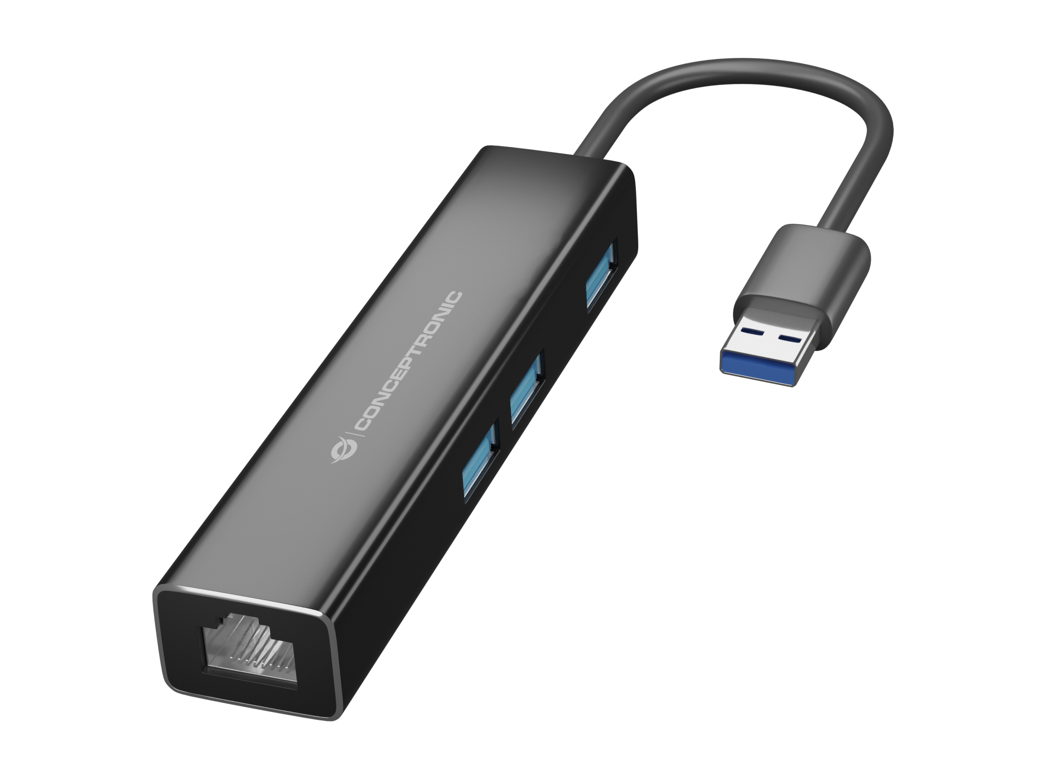 Conceptronic DONN07BA USB 3.2 Gen 1 (3.1 Gen 1) Type-A Zwart - Afbeelding 2