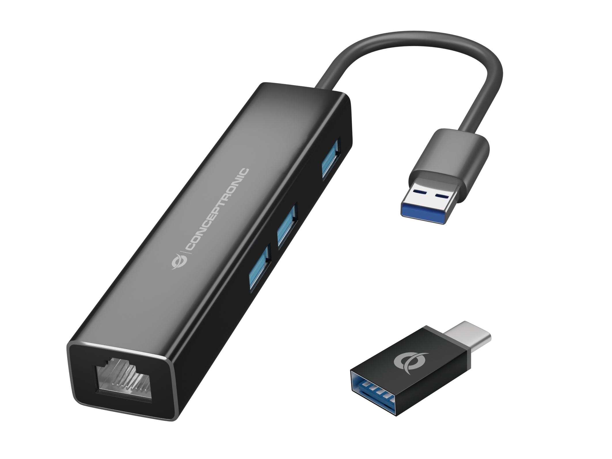 Conceptronic DONN07BA USB 3.2 Gen 1 (3.1 Gen 1) Type-A Zwart