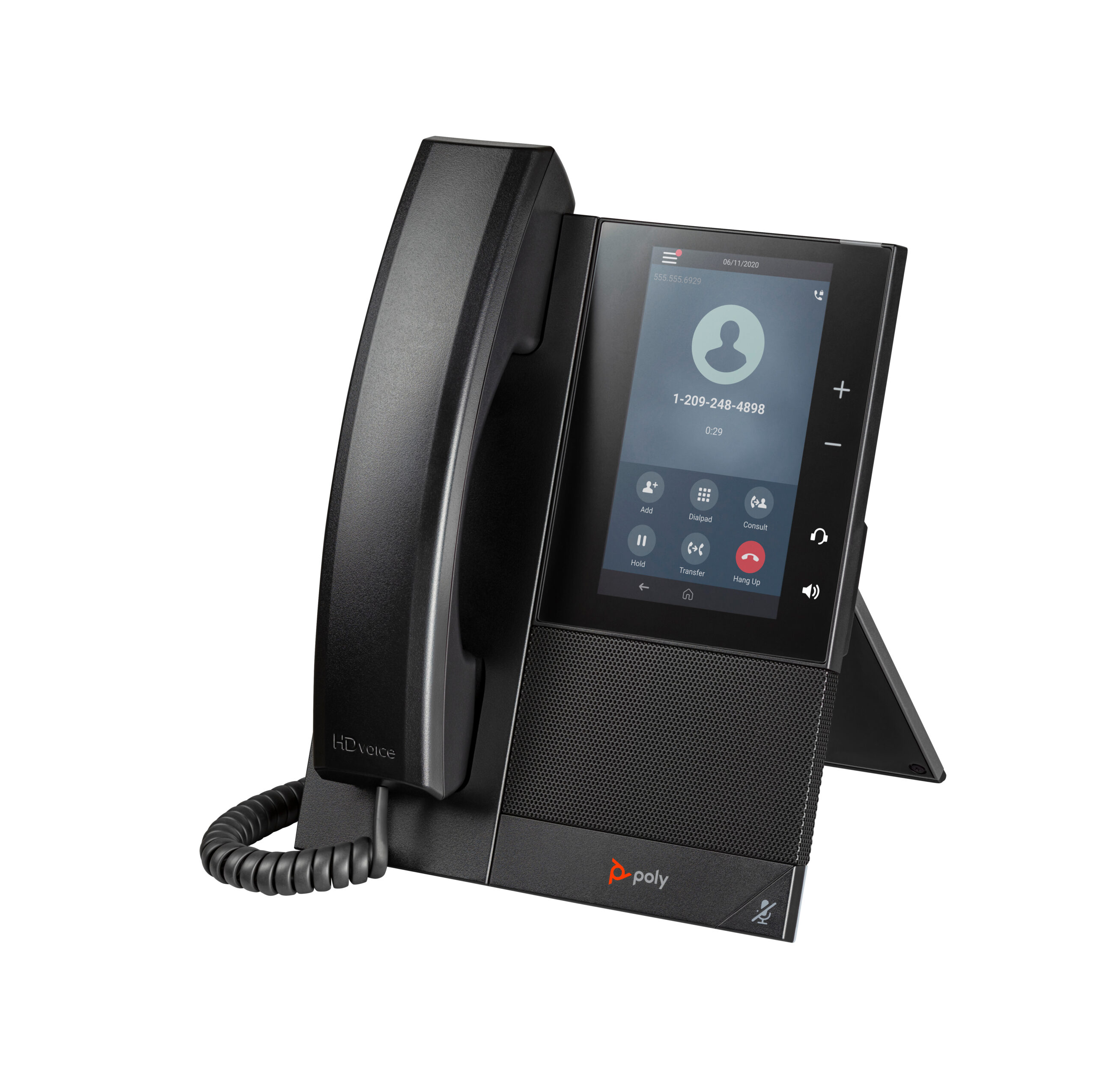 HP Poly CCX 505 Business Media Phone met ondersteuning voor Open SIP en PoE - Afbeelding 5