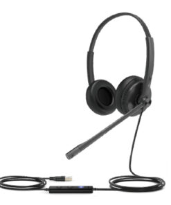 Yealink UH34 Lite Headset Bedraad Hoofdband Kantoor/callcenter Zwart