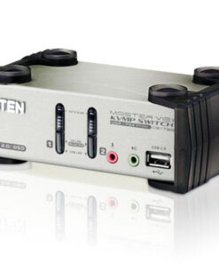 ATEN 2-Poorts PS/2-USB VGA/Geluid KVMP™ Schakelaar met OSD