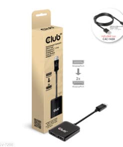 CLUB3D MST hub DisplayPort 1.4 to DisplayPort + HDMI 4K60Hz M/F - Afbeelding 2